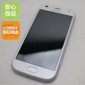 新品同様 F-42A らくらくスマートフォン ホワイト 即日発送 スマホ 白ロム 富士通 土日祝発送OK 04000