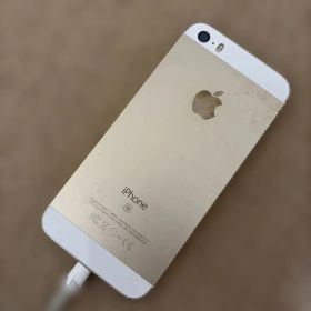 Apple iPhone SE ゴールド 本体 割れ oh315