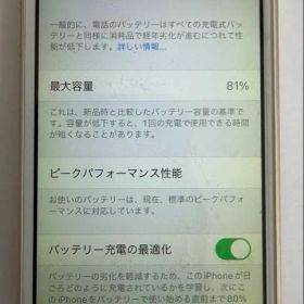 Apple iPhone SE ローズゴールド16G SIMフリー