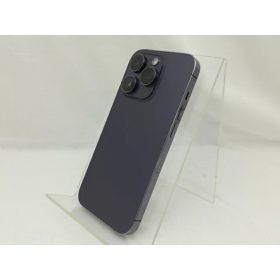 【中古】Apple SoftBank 【SIMフリー】 iPhone 14 Pro 256GB ディープパープル MQ1E3J/A【川崎】保証期間1ヶ月【ランクC】