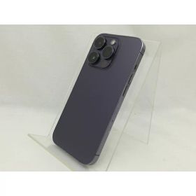 【中古】Apple au 【SIMフリー】 iPhone 14 Pro 256GB ディープパープル MQ1E3J/A【川崎】保証期間1ヶ月【ランクC】