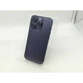 【中古】Apple au 【SIMフリー】 iPhone 14 Pro 256GB ディープパープル MQ1E3J/A【大須】保証期間1ヶ月【ランクC】