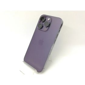 【中古】Apple 国内版 【SIMフリー】 iPhone 14 Pro 256GB ディープパープル MQ1E3J/A【戸塚】保証期間1ヶ月【ランクC】