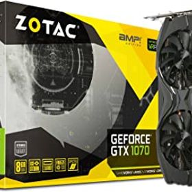 【中古】ZOTAC GeForce GTX 1070 AMP! エディション ZT-P10700C-10P 8GB GDDR5 IceStorm クーリング VR レディ ゲームグラフィックスカード