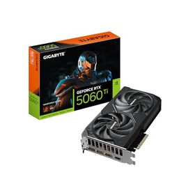GIGABYTE GeForce RTX 5060 Ti WINDFORCE OC 16G グラフィックスカード 冷却システム 16GB 128ビット GDDR7 PCIe 5.0 NVIDIA DisplayPort HDMI - ビデオ出力インターフェース GV-N506TWF2OC-16GD ビデオカード