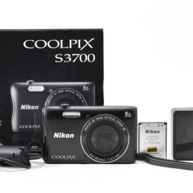 新品級★ニコン Nikon COOLPIX S3700 ブラック #1024