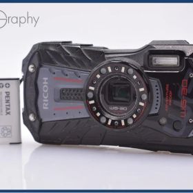 リコー RICOH WG-30 バッテリー、メモリーカード付属 同梱無料 #yk8001