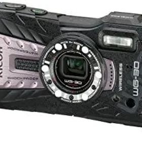 【中古】(非常に良い)RICOH 防水デジタルカメラ RICOH WG-30W カーボングレー 防水12m 耐ショック1.5m 耐寒-10度