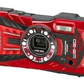 【中古】(非常に良い)RICOH 防水デジタルカメラ RICOH WG-30 バーミリオンレッド 防水12m耐ショック1.5m耐寒-10度 RICOH WG-30 RD 04606