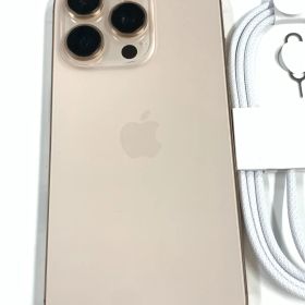 新品同様 バッテリー100%SIMフリー iPhone16Pro 128GB デザート