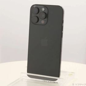 ソフマップ 〔中古品〕 iPhone16 Pro Max 256GB ブラックチタニウム MYWG3J／A SIMフリー【377】
