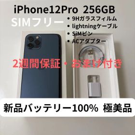 【極美品】iPhone12Pro 256GB パシフィックブルー SIMフリー