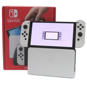 【Nintendo】任天堂『Nintendo Switch 有機ELモデル / ホワイト』HEG-S-KAAAA 2021年10月発売 ゲーム機本体 1週間保証【中古】