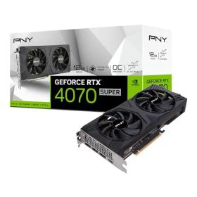 PNY GeFORCE RTX 4070 SUPER 12GB VERTO OC DUAL FAN(VCG4070S12DFXPB1-O) 目安在庫=△