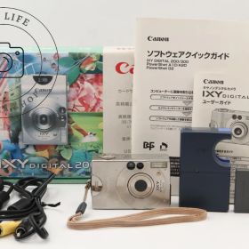 値下げ◆付属多数☆Canon キャノン IXY DIGITAL 200 動作品 ##z16187