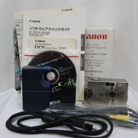 【返品保証】 【元箱付き】キャノン Canon IXY DIGITAL 200 付属品多数 コンパクトデジタルカメラ e8043