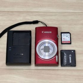Canon IXY 200 レッド 本体 PC2333 動作確認済み