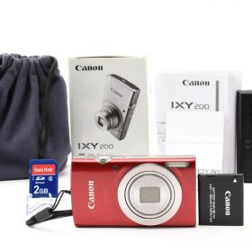 新品級★キヤノン Canon IXY 200 レッド #988