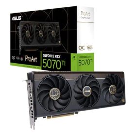☆新品☆ASUS ProArt GeForce RTX? 5070 Ti OC エディション 16GB GDDR7 ビデオカード コンパクトな 2.5 スロット設計、強力な冷却/PROART-RTX5070TI-O16G 国内正規代理店品