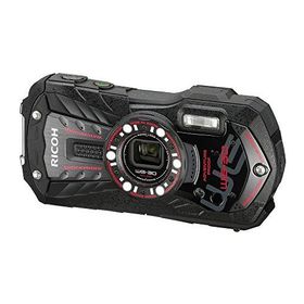 RICOH 防水デジタルカメラ RICOH WG-30 エボニーブラック 防水12m耐ショッ (中古品)