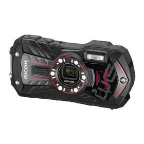 【中古】RICOH 防水デジタルカメラ RICOH WG-30 エボニーブラック 防水12m耐ショック1.5m耐寒-10度 RICOH WG-30 B
