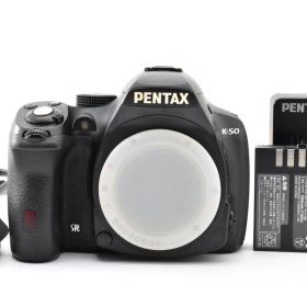 ★美品★ 《ショット数 3687回》 ペンタックス PENTAX K-50 ボディ ブラック #2516