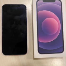 SIMロックあり au iPhone12 パープル 64GB