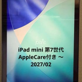 【美品】iPad mini 第7世代 A17pro本体 Apple care付