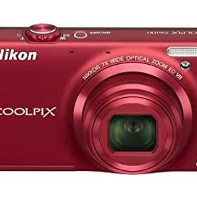 【中古】(非常に良い)NikonデジタルカメラCOOLPIX S6100 スーパーレッド S6100RD