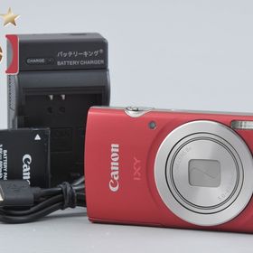 【中古】Canon キヤノン IXY 200 レッド コンパクトデジタルカメラ