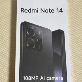 Xiaomi Redmi Note 14 本体 Midnight Black
