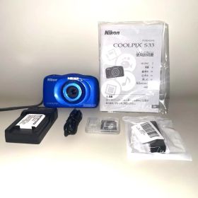 Nikon COOLPIX S33 防水 動作品 SD付 スマホ転送