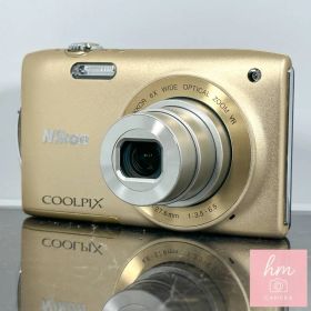 Nikon COOLPIX S3300 スイートゴールド 1602万画素 光学6倍ズーム 広角26mm NIKKORレンズ レンズシフトVR ベストフェイスモード コンパクトデジタルカメラ ニコン クールピクス