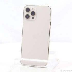 〔中古〕Apple(アップル) iPhone12 Pro Max 256GB ゴールド MGD13J／A SIMフリー〔368-ud〕