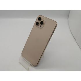 【中古】Apple 国内版 【SIMフリー】 iPhone 12 Pro Max 256GB ゴールド MGD13J/A【大須】保証期間１ヶ月【ランクC】