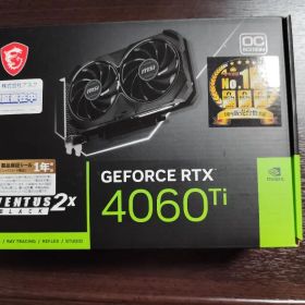 【美品/最終値下】MSI GeForce RTX 4060 Ti