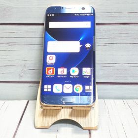 docomo Galaxy S7 edge SC-02H ブルー [ジャンク] 037