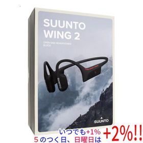 スント ワイヤレスイヤホン 骨伝導 SUUNTO WING 2 SS051259000 Black【いつでも+1％！5のつく日と日曜日は+2%！】 爆買