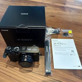 FUJIFILM X100VI コンパクトデジタルカメラ ブラック 傷あり
