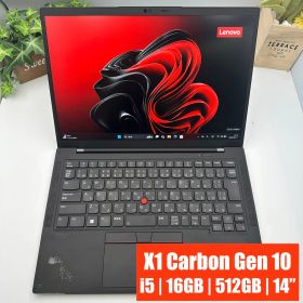 【軽量・高性能】ThinkPad X1 Carbon Gen 10 Core i5-1250P 16GB 512GB 14型 LTE対応【50】
