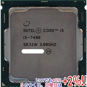 【中古】Core i5 7400 3.0GHz 6M LGA1151 65W SR32W【いつでも+1％！5のつく日と日曜日は+2%！】 爆買