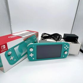 【画面横線】【美品】Nintendo Switch Lite ターコイズ 箱付き