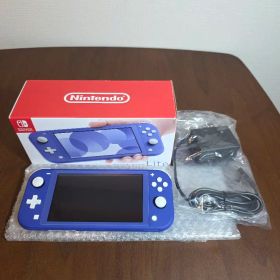 【ほぼ新品】Switch Lite 新品時画面ガラス 動作OK 新品充電器