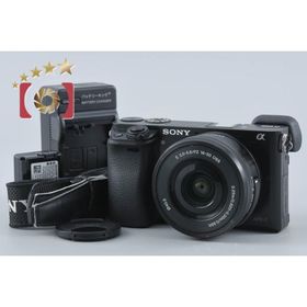 【中古】SONY ソニー α6000 ILCE-6000 ブラック パワーズームレンズキット 多言語対応