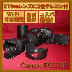 ✨予備電池付きでお買い得✨Canon EOS RP 超望遠ダブルズームセット✨