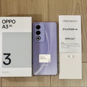 OPPO A3 5G A402OP パープル ワイモバイル版 SIMフリー