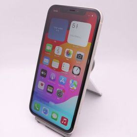 SIMフリー iPhone11 64GB ホワイト バッテリー状態72%