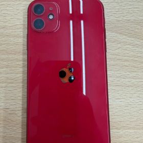 ☆【スマホパソコン】【通電確認済】Apple iPhone 11 レッド 64GB MHDD3J/A SIMロックなし バッテリー最大容量81%【8】