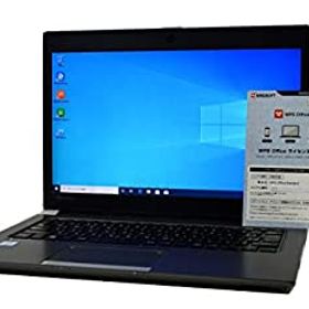 ノートパソコン SSD 128GB TOSHIBA dynabook R63 第6世代 Core i5 6200U HD 13.3インチ 4GB/128GB/ドライブ非搭載/WiFi対応無線LAN/Blue