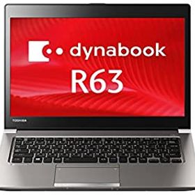 ダイナブック dynabook R63/U PR63UEAA547AD11 / Core i5 6200U(2.3GHz) / SSD:128GB / 13.3インチ / シルバー（中古品）